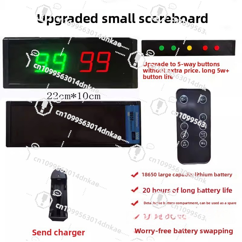 Table Tennis Scoreboard - Электронное табло для баскетбола, LED-табло с