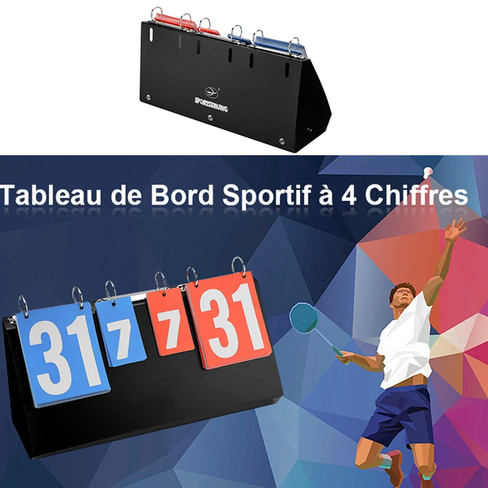 4-значное табло для спортивных – обзор и цена Table Tennis Scoreboard