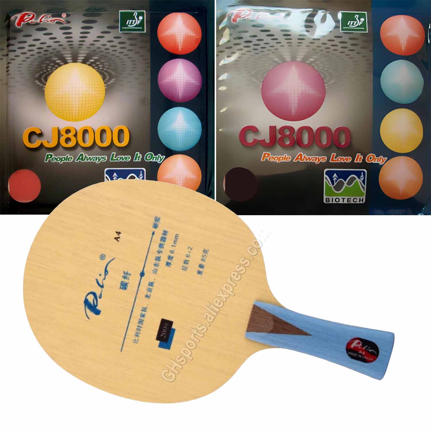 Комбо-ракетка Pro Palio A4 A 4 – обзор и цена Table Tennis Grip Types