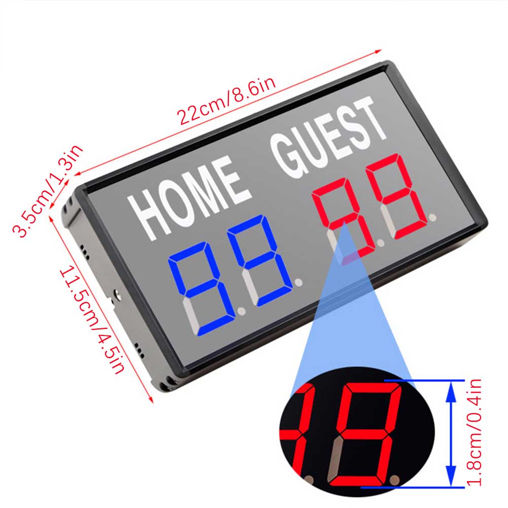 4-значное светодиодное электро – обзор и цена Table Tennis Scoreboard