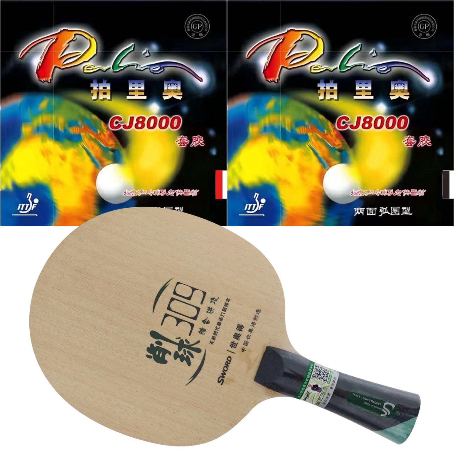 Набор Pro Combo Racke Sword 30 – обзор и цена Table Tennis Grip Types